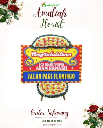Bunga Papan Congratulation di Syamsudin Noor